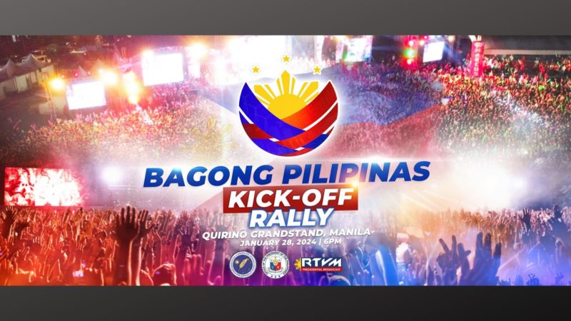 Publiko hinikayat ng Malakanyang na dumalo sa kick-off rally ng “Bagong Pilipinas” sa Jan. 28