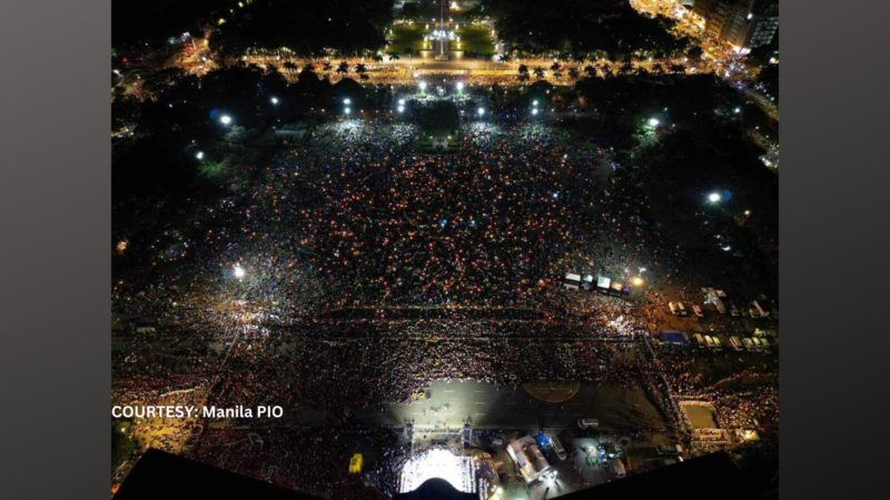 175K dumalo sa high mass para sa Black Nazarene sa Quirino Grandstand