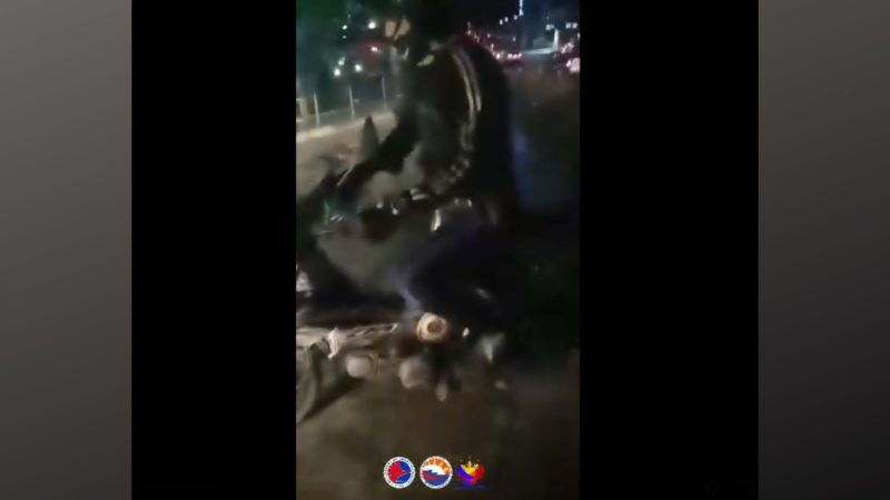 PANOORIN: Lasing na MMDA enforcer nakabangga ng dalawang commuter sa EDSA busway