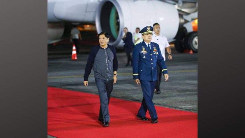Pangulong Marcos nakabalik na ng bansa matapos ang 2-araw na pagbisita sa Vietnam