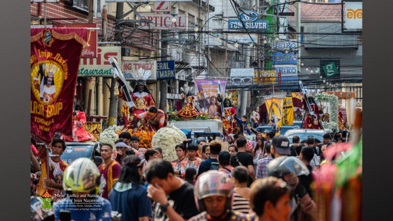 Mga lalahok sa Traslacion 2024 pinayuhan ng DOH na magsuot ng face mask; pinaiiwas din sa paghawak at paghalik sa mga imahen