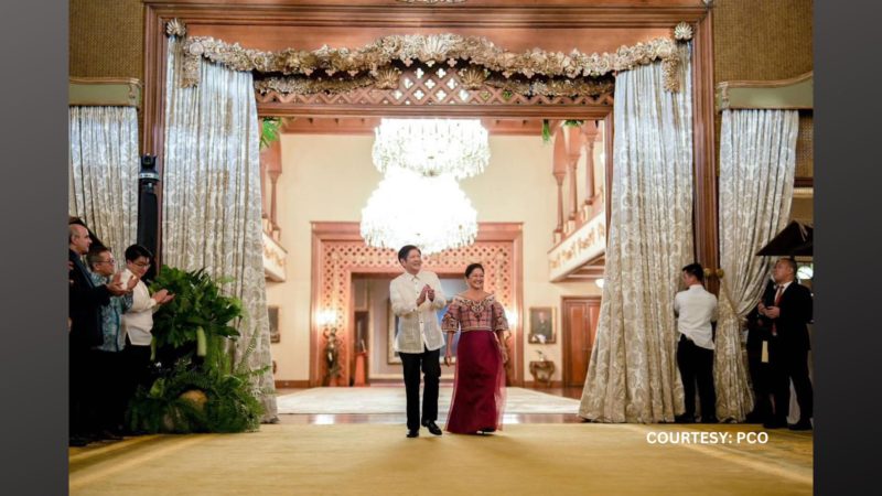 Pagbangon ng Pilipinas sa pandemya ng COVID-19 ibinida ni Pang, Marcos sa idinaos na Vin D’ Honneur sa Malakanyang