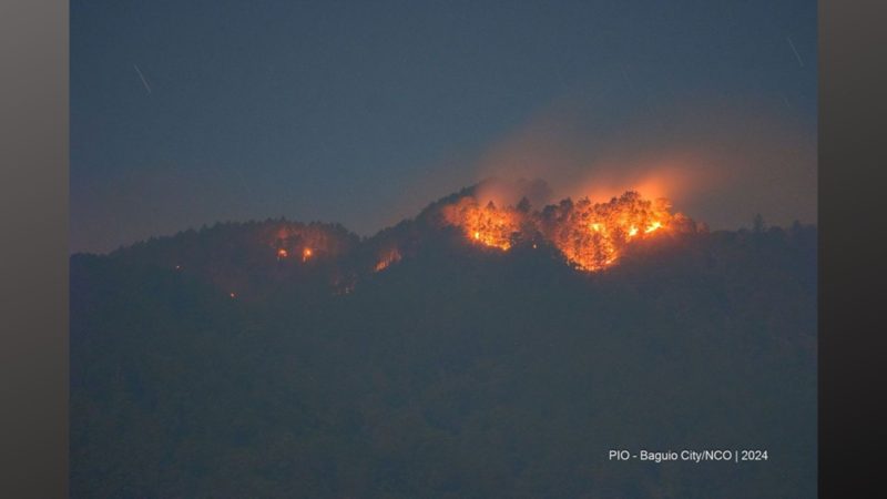 Cloud seeding operations isasagawa para maapula ang forest fires sa Benguet