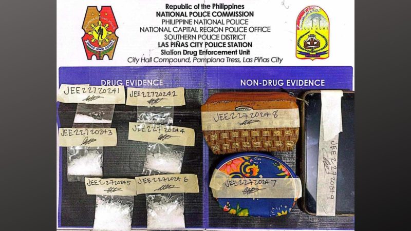 P122K shabu nakumpiska sa pagsisilbi ng search warrant sa Las Piñas