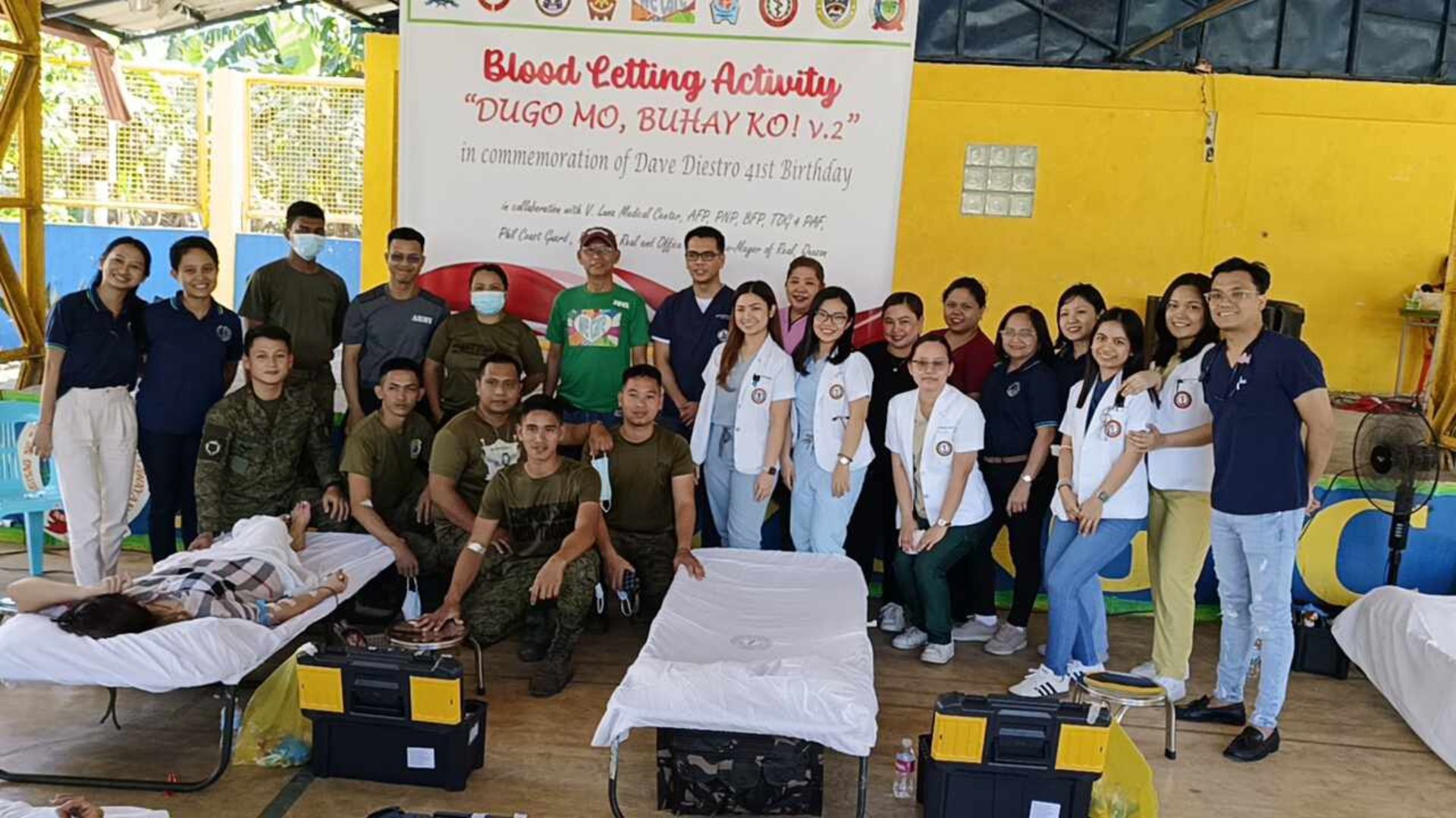 Halos 100 donors nakiisa sa blood letting activity sa Real, Quezon