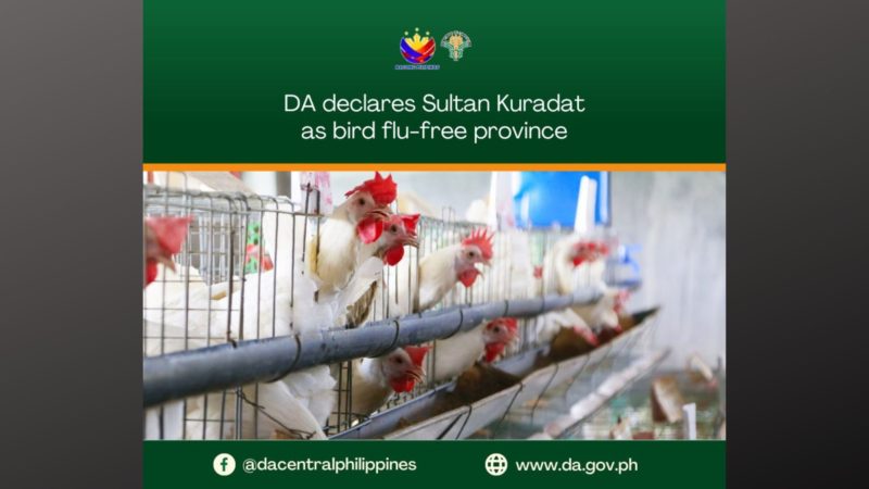 Sultan Kudarat, bird flu-free na ayon sa DA