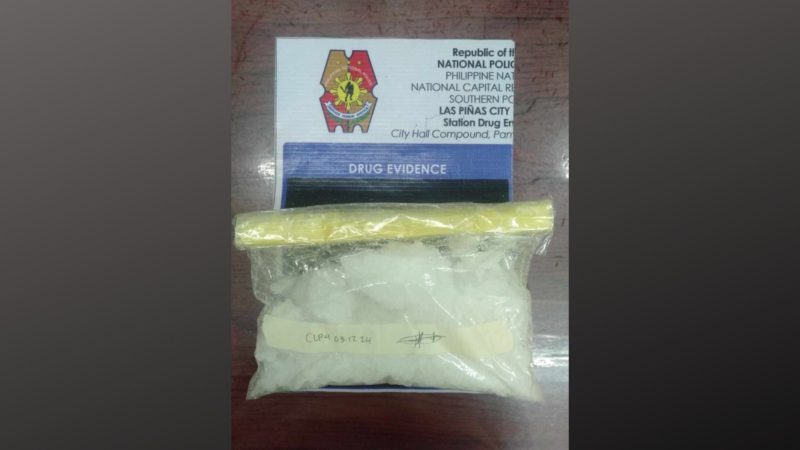 P3.4M na halaga ng shabu nakumpiska sa isang high value target sa Las Piñas City