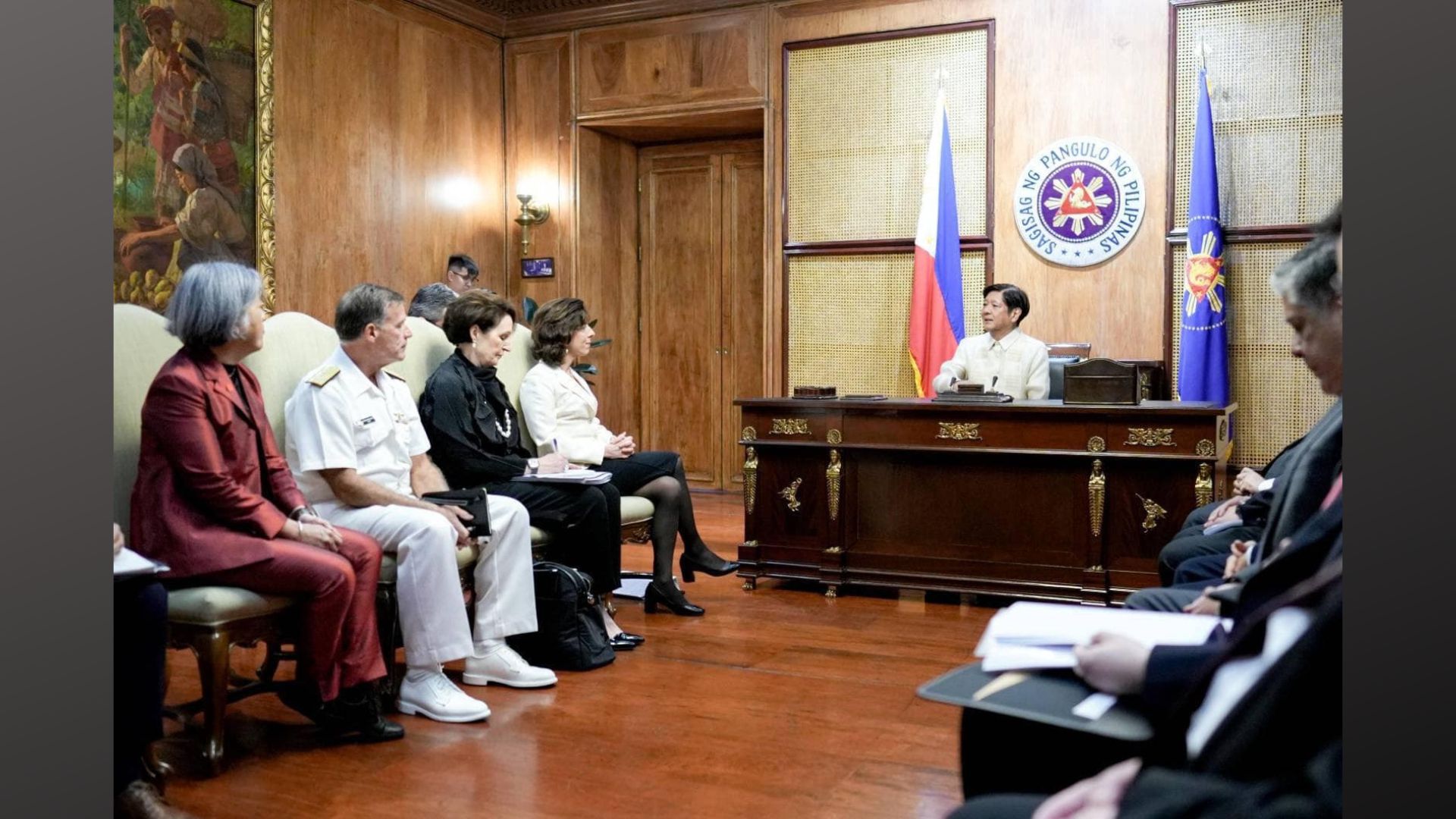 High-level presidential delegation mula US dumating sa bansa