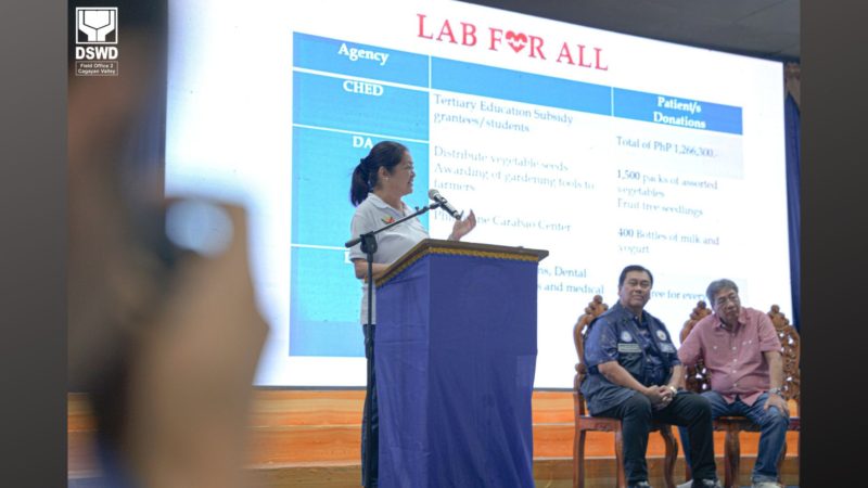 6,000 residente sa Ilagan, Isabela naserbisyuhan ng LAB for All