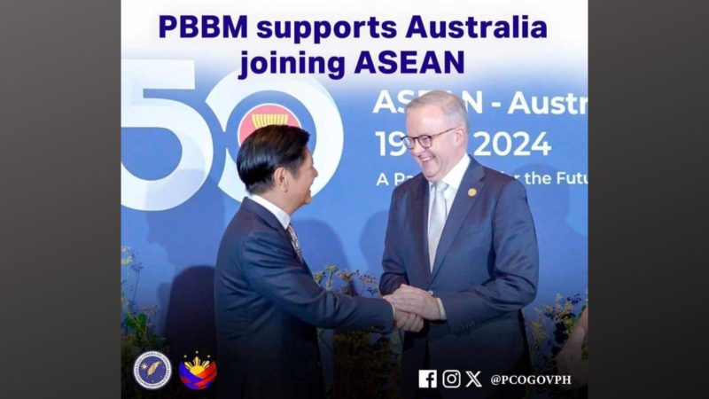 Pagsasama ng Australia sa ASEAN suportado ni Pang. Marcos