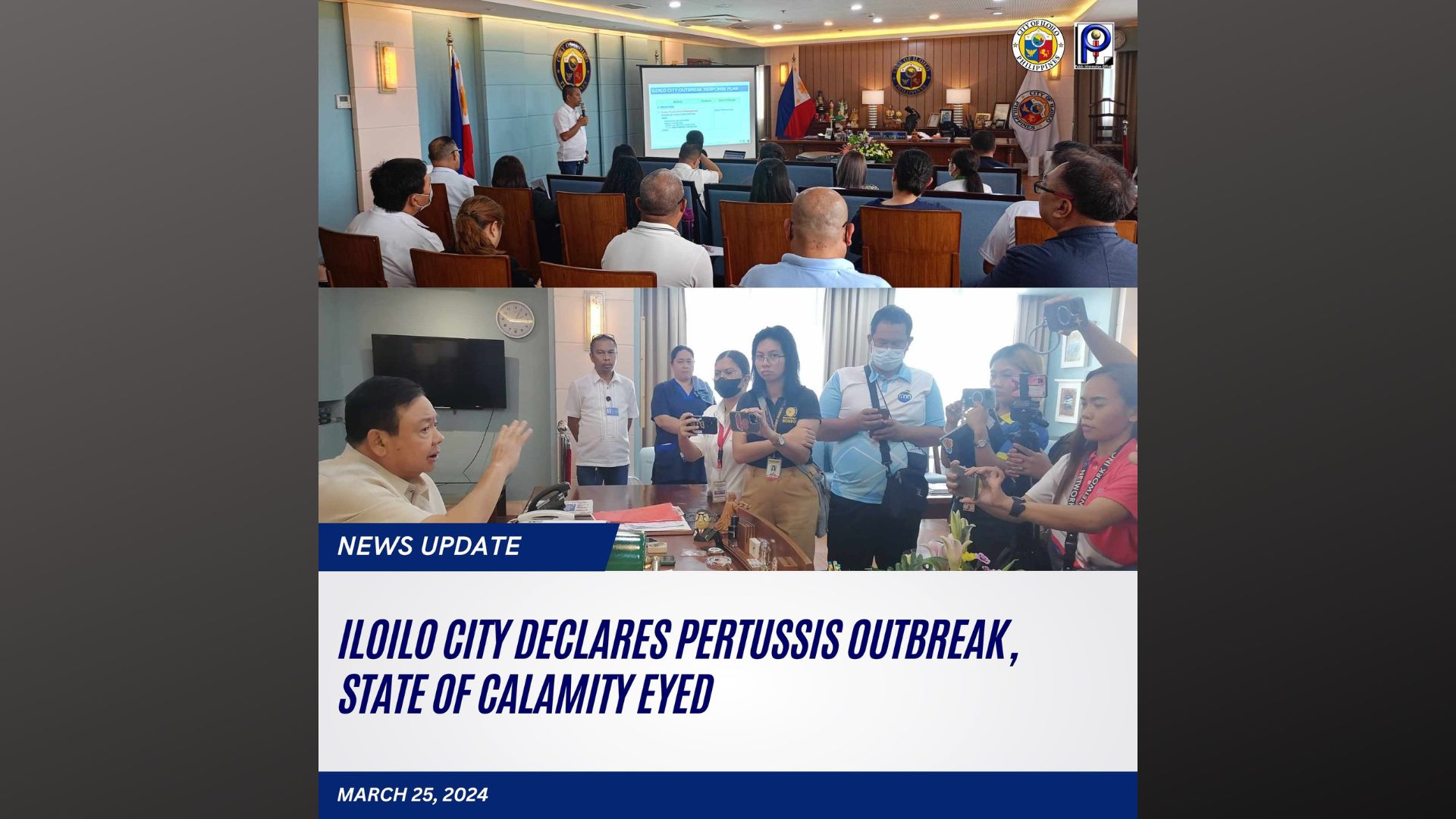 Outbreak ng Pertussis idineklara na rin sa Iloilo City