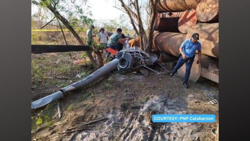 BREAKING: Chopper ng Philippine Navy nag-crash sa Cavite City; 2 ang patay