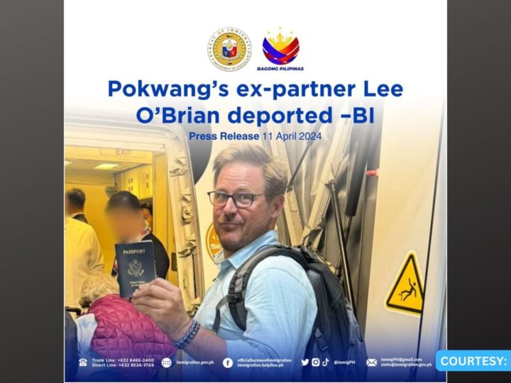 Ex ni Pokwang na si Lee O’Brian naipatapon na palabas ng bansa
