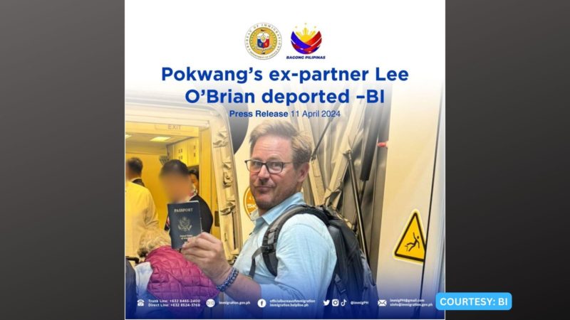 Ex ni Pokwang na si Lee O’Brian naipatapon na palabas ng bansa