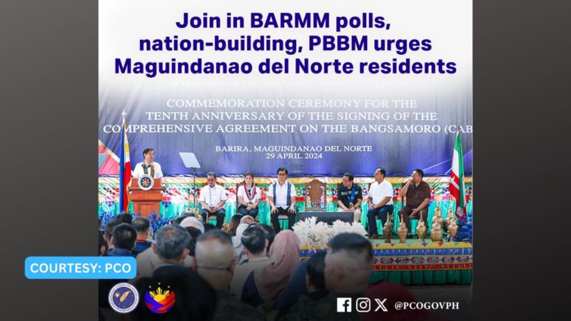 Mamamayan ng Maguindanao del Norte hinikayat ni Pang. Marcos na lumahok sa gaganaping parliamentary elections