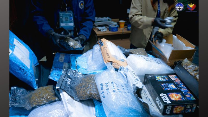 P14.8M na halaga ng ilegal na droga nakumpiska sa BOC sa unclaimed parcels sa Pasay City