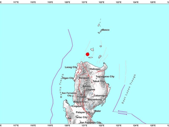 Calayan, Cagayan niyanig ng magnitude 4.8 na lindol