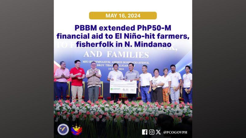 P50M na halaga ng pinansyal na tulong ipinamahagi ni Pang. Marcos sa Lanao del Norte at Misamis Occidental