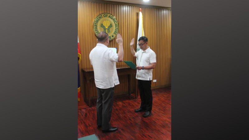 NFA acting administrator Larry Lacson nanumpa na pwesto