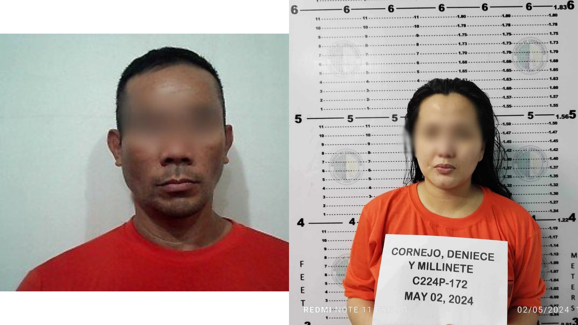 Simeon Raz nasa Bilibid na, Deniece Cornejo dinala sa Correctional