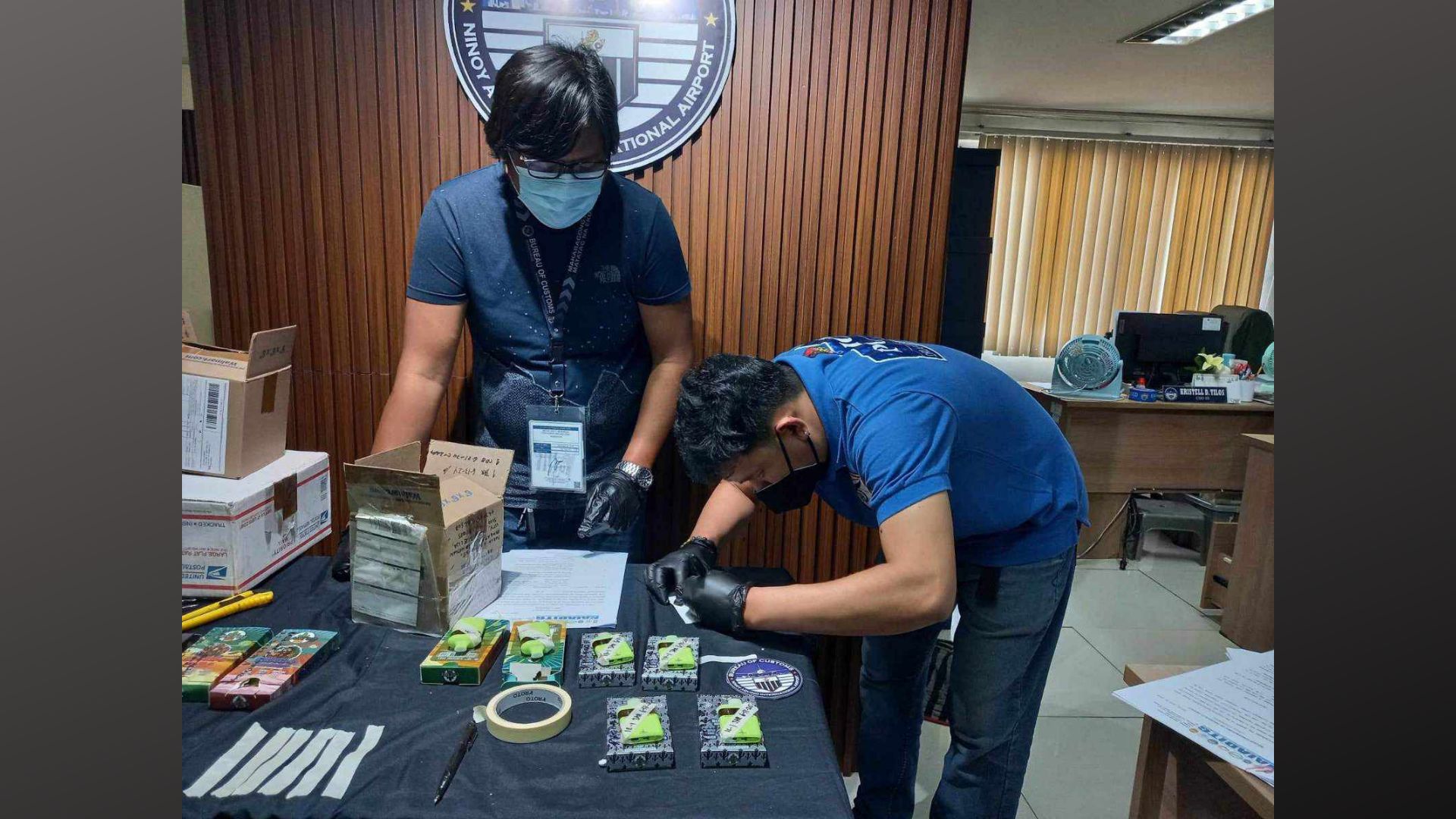 Higit P6M illegal drugs sa abandonadong parcels itinurn-over ng BoC sa NAIA-PDEA