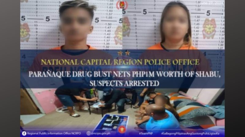 Online seller at driver arestado sa P1-milyong halaga ng shabu sa Parañaque City
