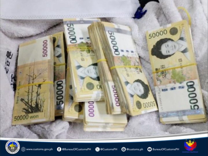 2 Korean huli sa NAIA sa pagdadala ng mahigit P3.3M na halaga ng cash