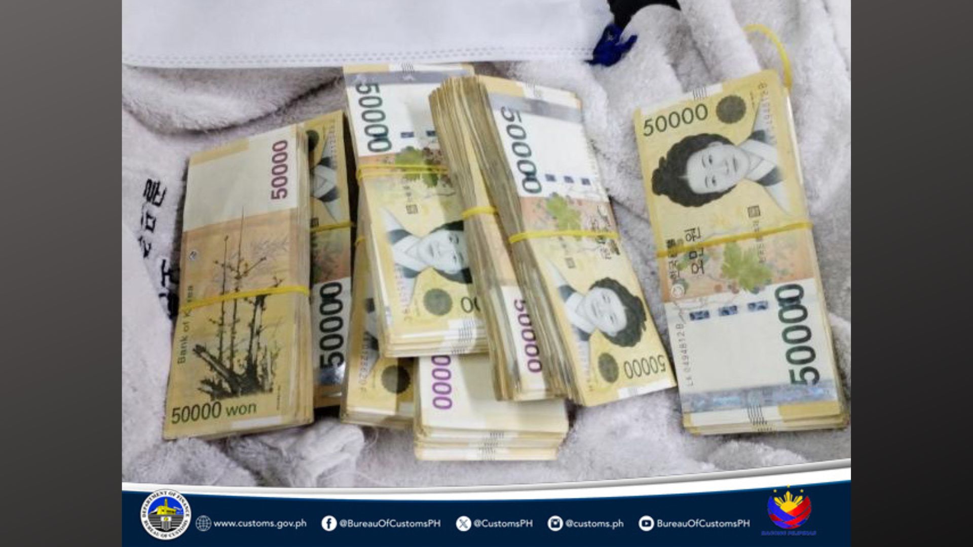 2 Korean huli sa NAIA sa pagdadala ng mahigit P3.3M na halaga ng cash