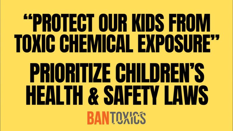 Environmental NGO na BAN Toxics nanawagan sa pamahalaan na gawing prayoridad ang Children’s Health and Safety Laws