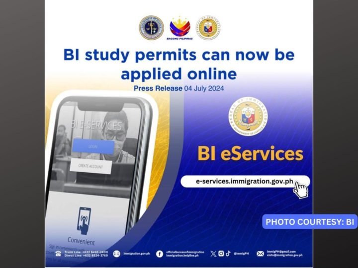 Aplikasyon para sa special study permit maaari ng gawin online ayon sa BI