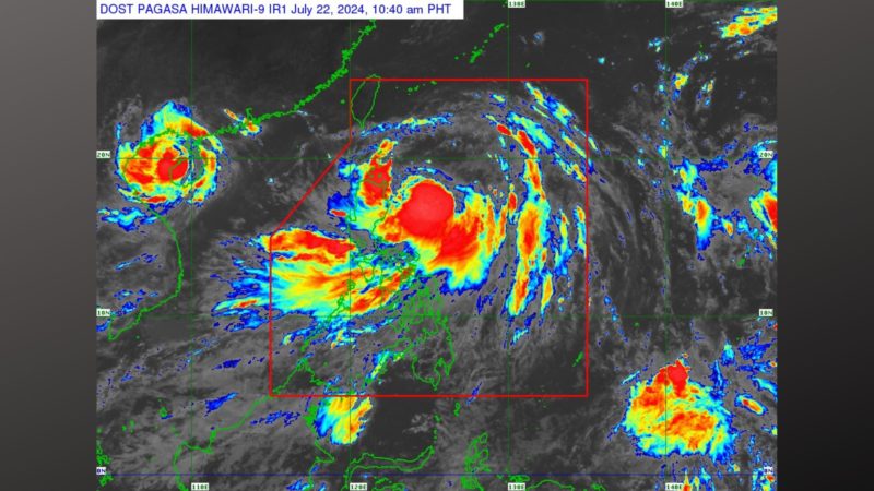 Bagyong Carina lumakas pa, isa ng typhoon ayon sa PAGASA