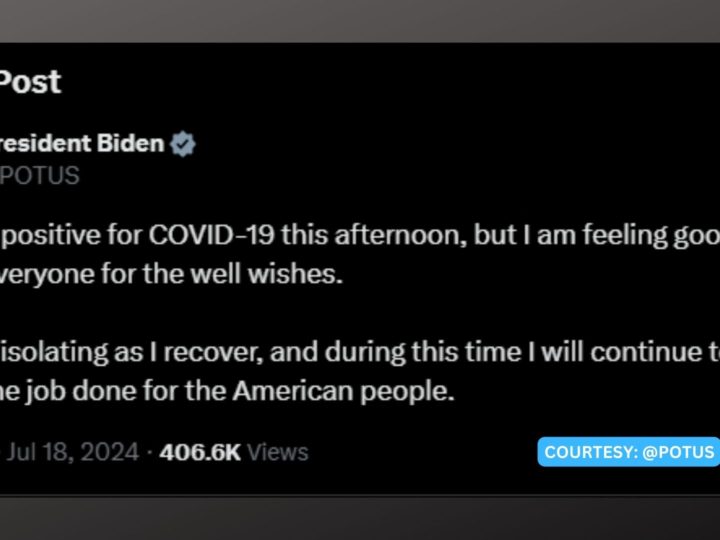 US President Joe Biden nagpositibo sa COVID-19