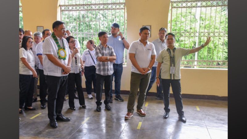 DepEd Sec. Angara nag-inspeksiyon sa paaralan sa Muntinlupa City