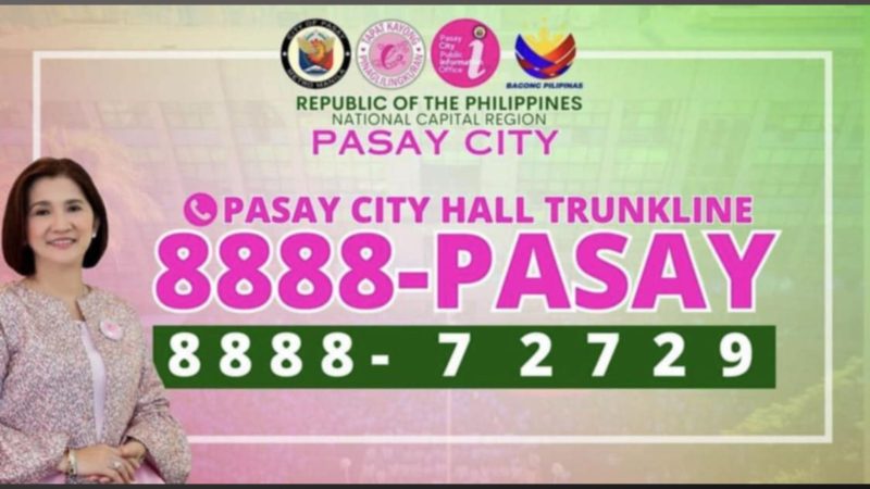 Pasay Hotline na “888-PASAY” inilunsad ng LGU