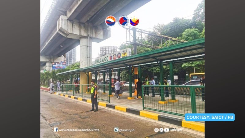 Bagong istasyon sa EDSA Busway bukas na sa mga commuter