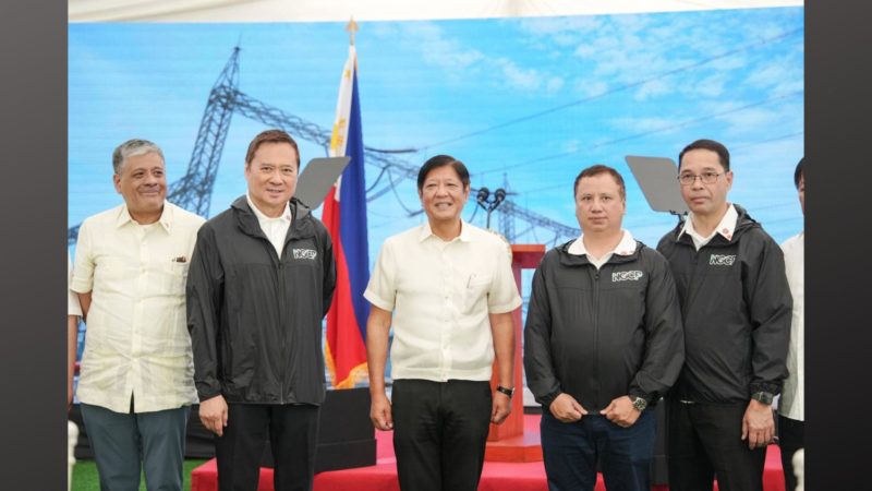 Bagong transmission line sa Bataan pinasinayaan ni Pang. Marcos