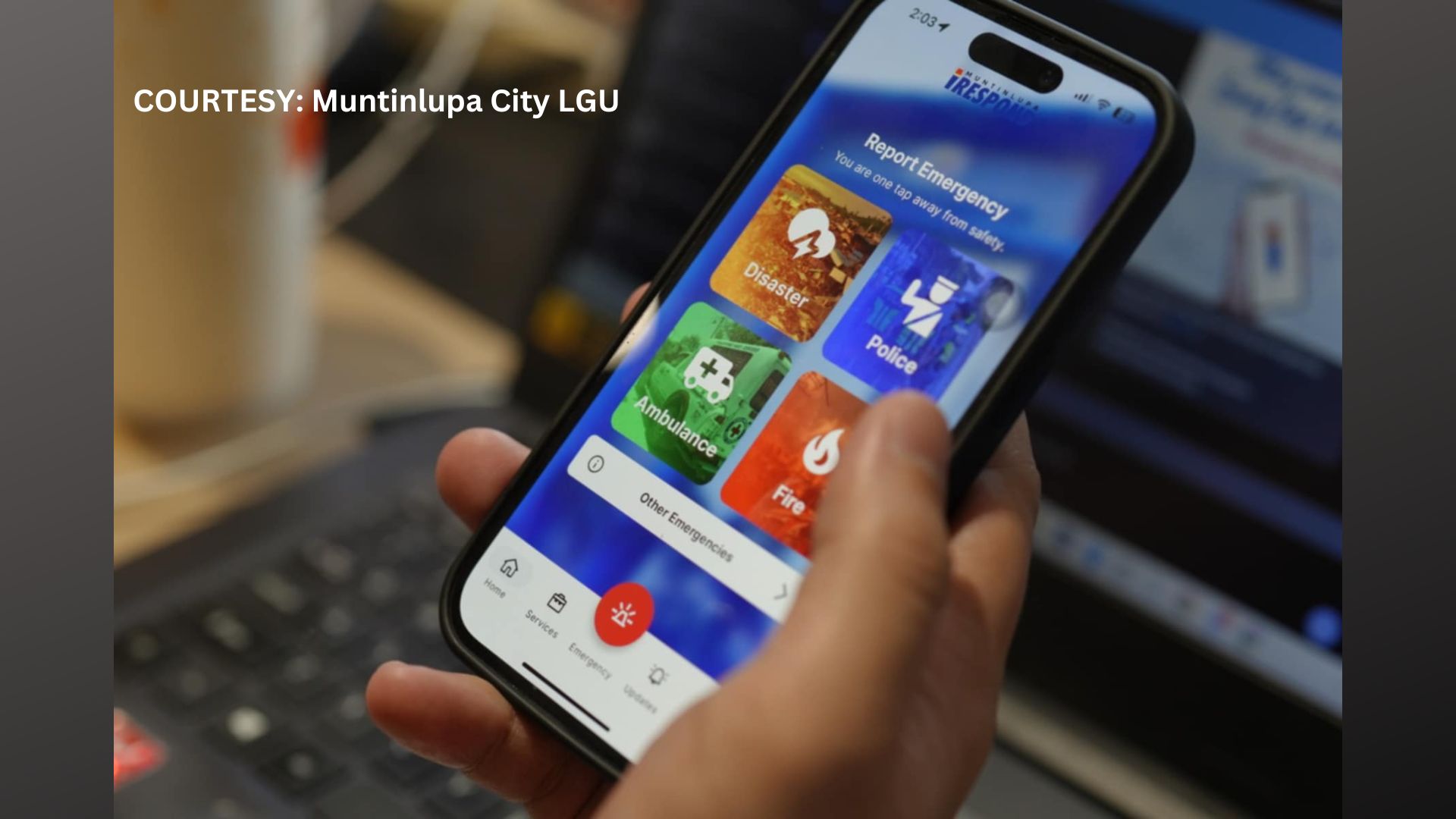 iRespond App inilunsad ng Muntinlupa City