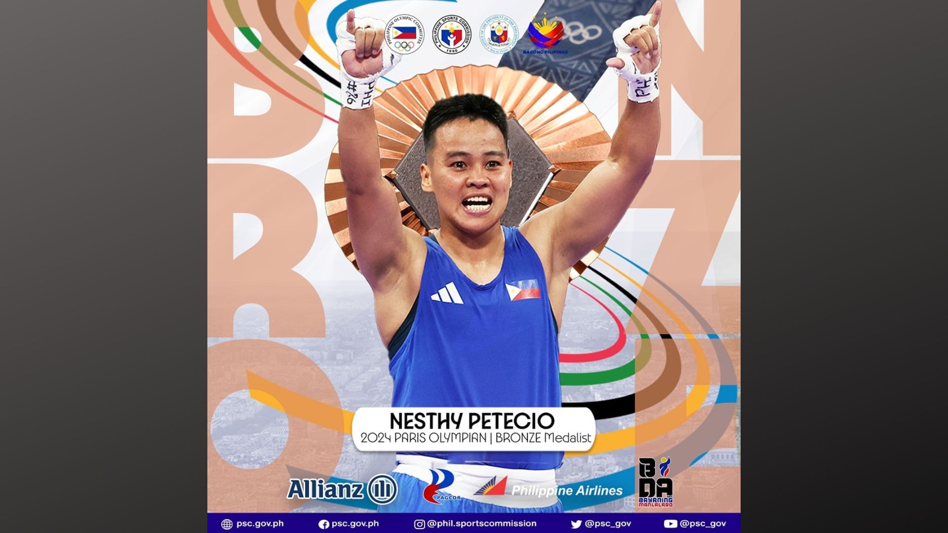 Nesthy Petecio wagi ng bronze medal sa Paris Olympics