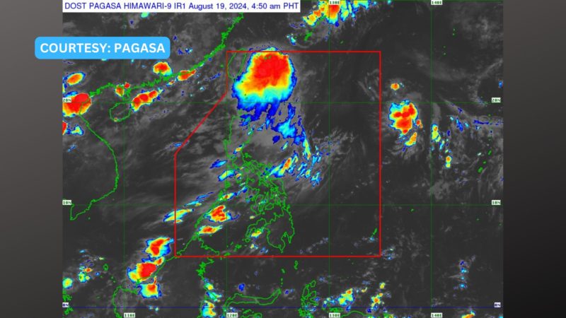 Bagyong Dindo lumakas pa, isa ng tropical storm ayon sa PAGASA