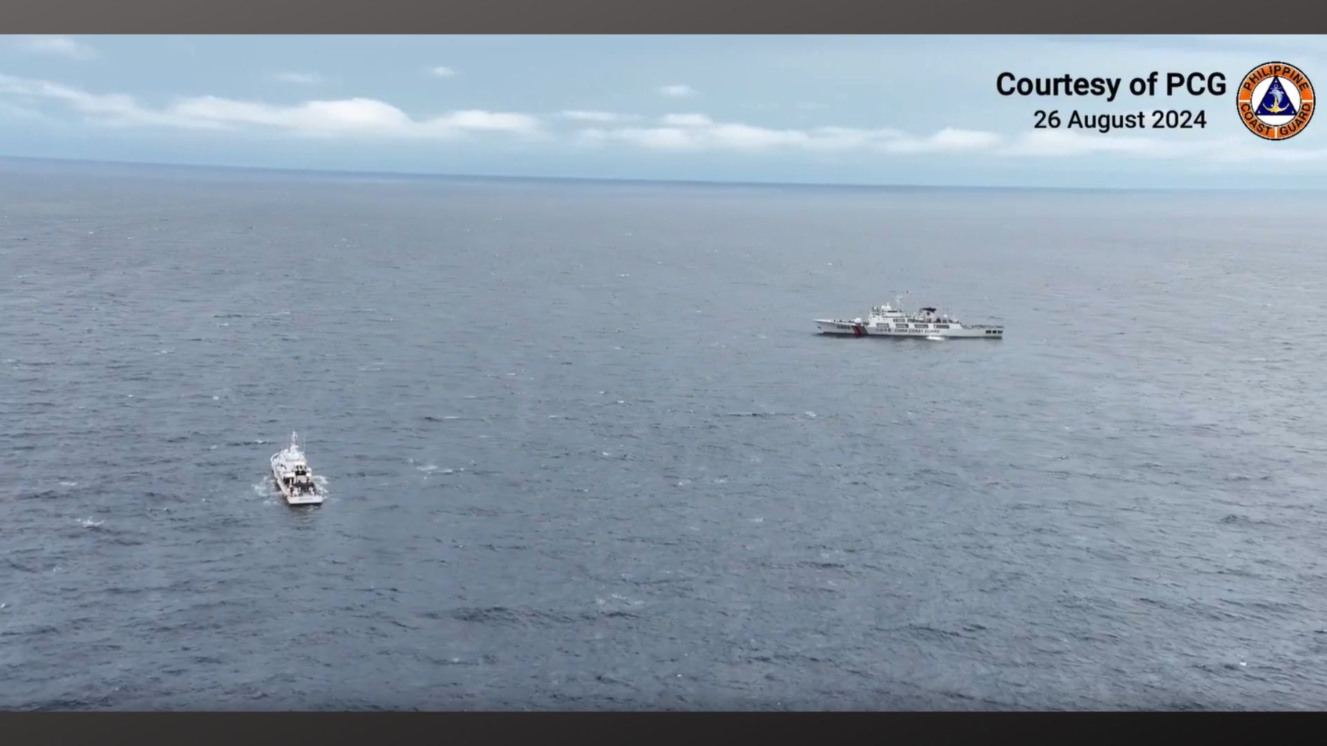 Mga barko ng China hinarang ang dalawang barko ng Coast Guard na nagsasagawa ng humanitarian mission sa Escoda Shoal