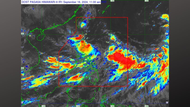 Signal Number 1 nakataas sa 19 lugar sa bansa dahil sa bagyong Gener