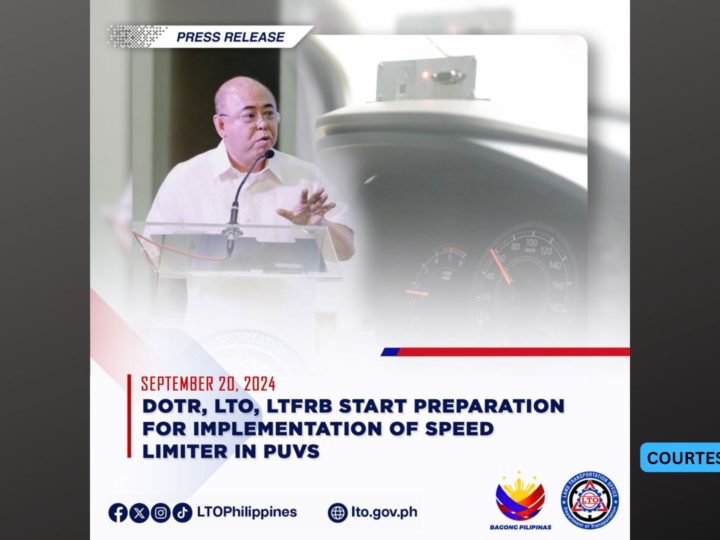 Paglalagay ng speed limiters sa mga PUV ipatutupad na ng LTO