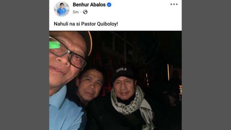 BREAKING: Pastor Apollo Quiboloy naaresto na – DILG