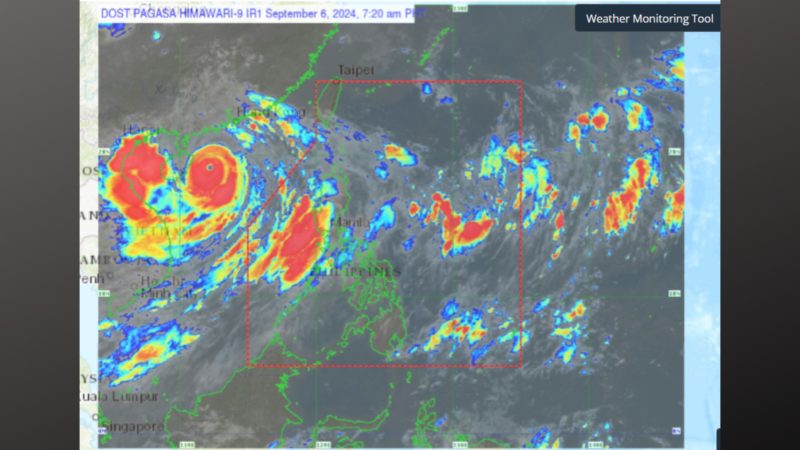 Buntot ni Super Typhoon Yagi nakakaapekto pa rin sa Northern Luzon