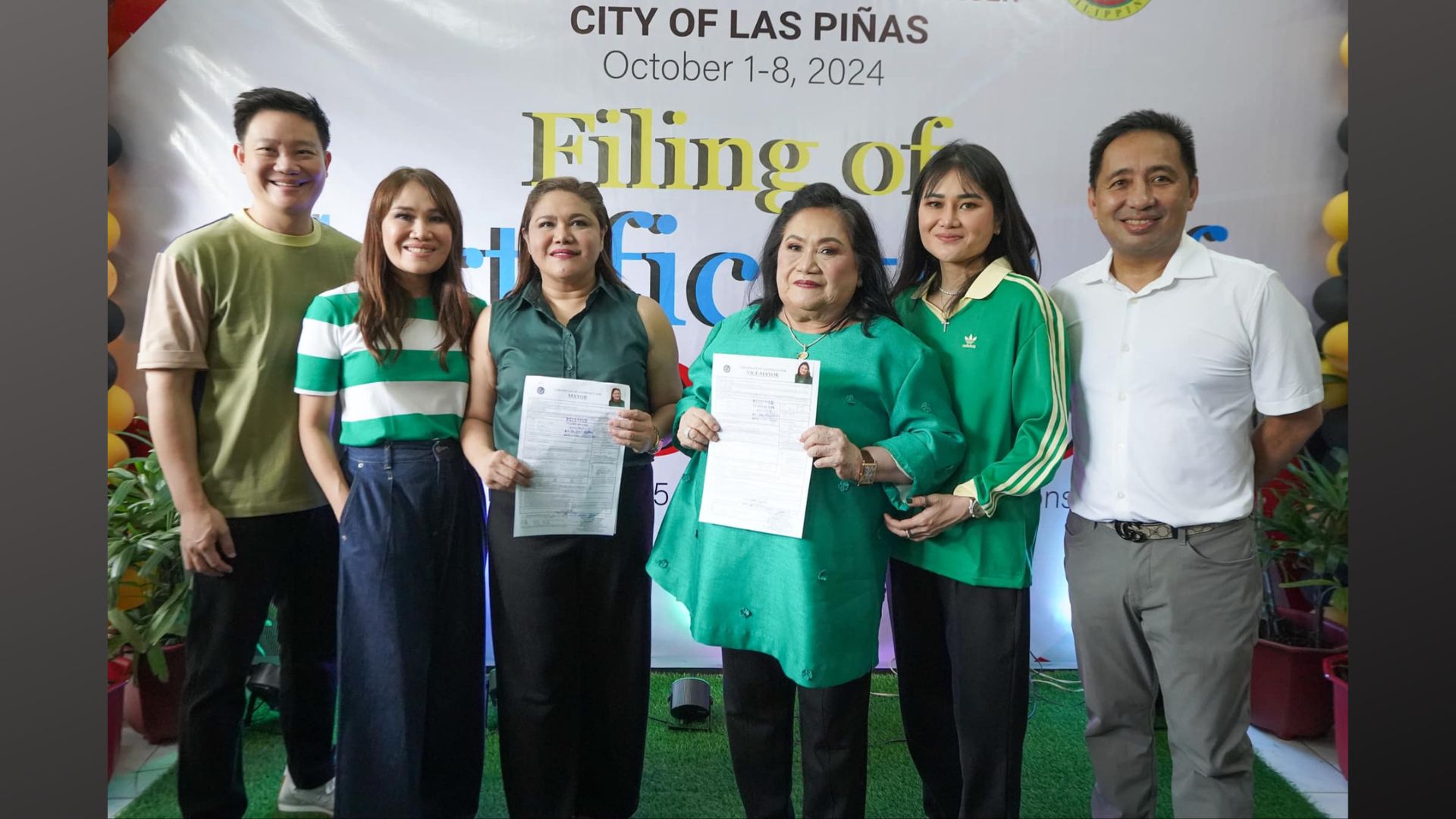 Team Aguiar ng Las Piñas naghain na ng kanilang COC para sa 2025 Midterm Election