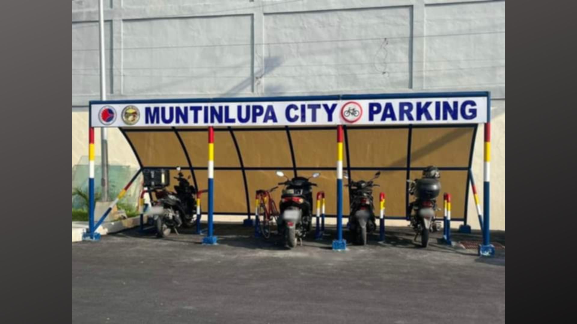 Motorsiklo bawal sa bicycle parking sa Muntinlupa