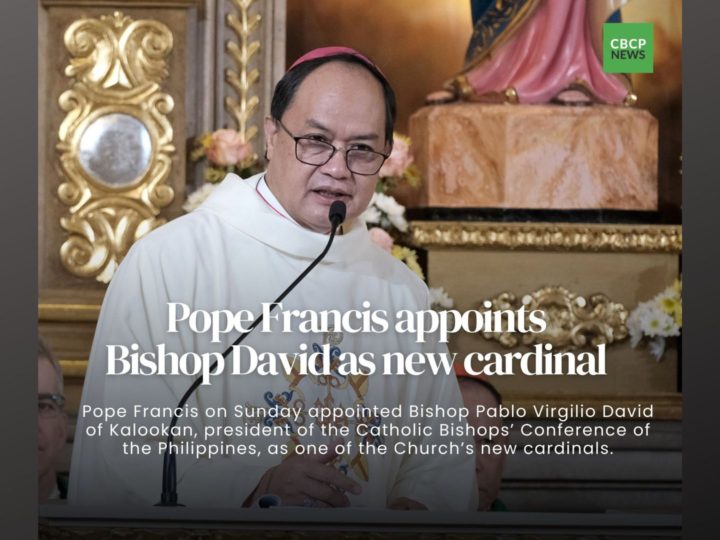 Bishop Pablo Virgilio David itinalaga ni Pope Francis bilang Cardinal