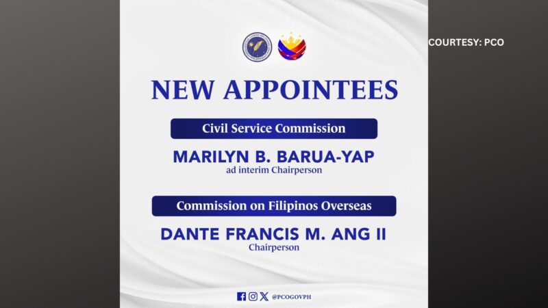 Dante Francis Ang II itinalaga bilang chairperson ng Commission on Filipinos Overseas