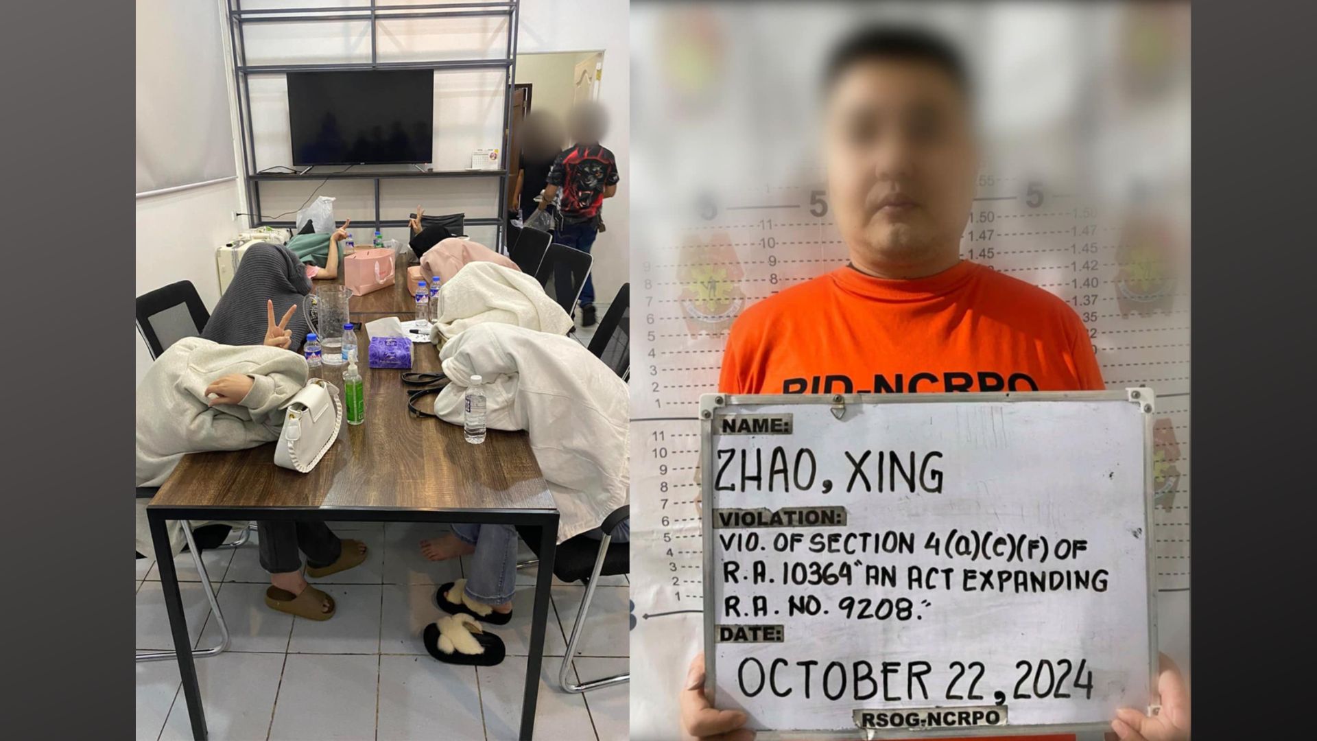 7 Vietnamese nationals na biktima ng ‘human trafficking’ nailigtas sa Pasay; Chinese suspect arestado