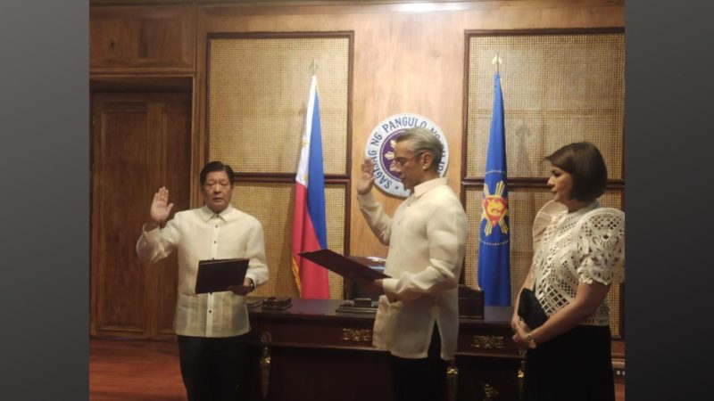 Jonvic Remulla nanumpa na sa pwesto bilang bagong DILG secretary